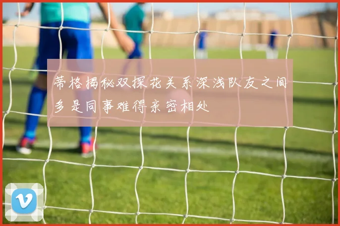 蒂格揭秘双探花关系深浅队友之间多是同事难得亲密相处